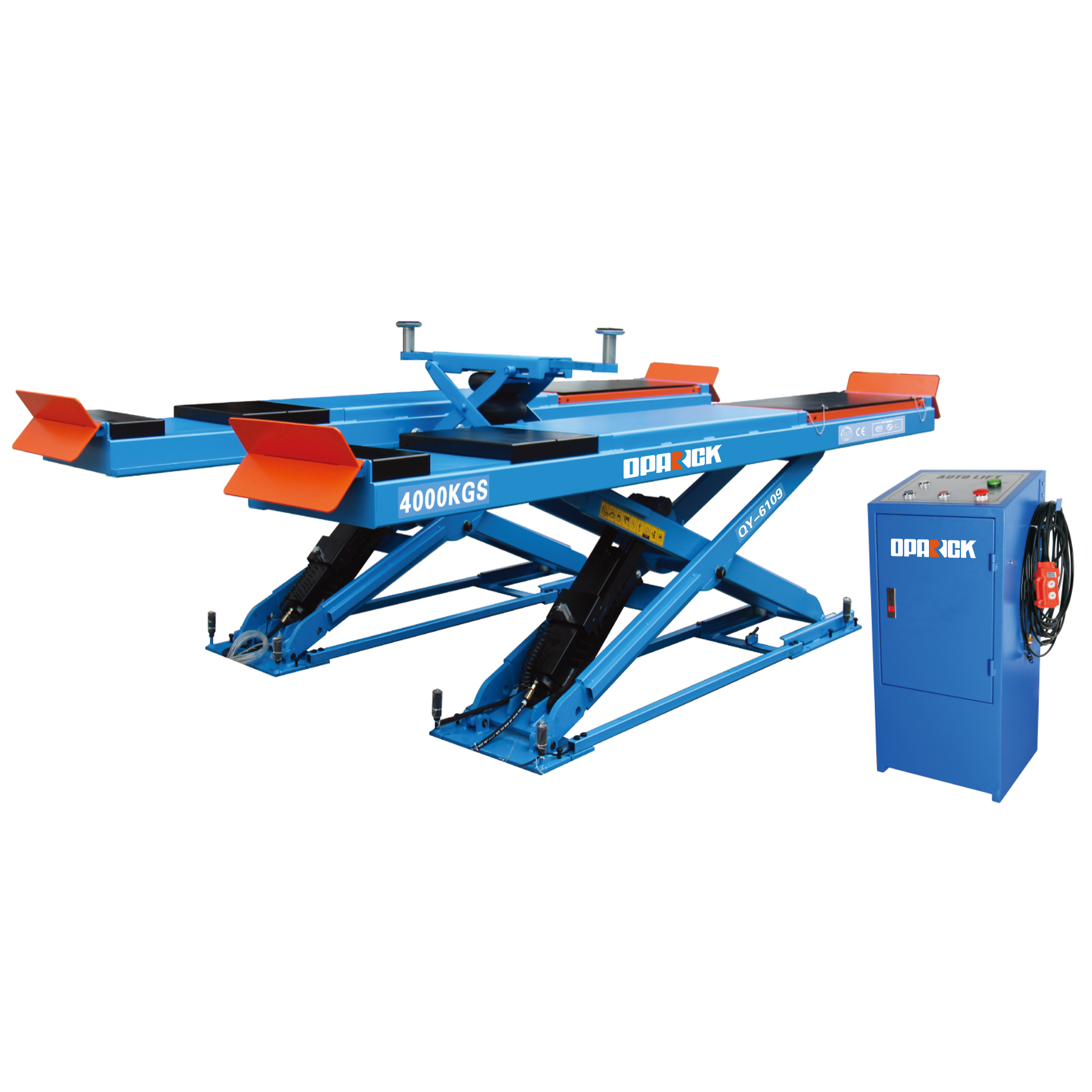 4 Tons Wheel Alignment Scissor Lift Underground Type