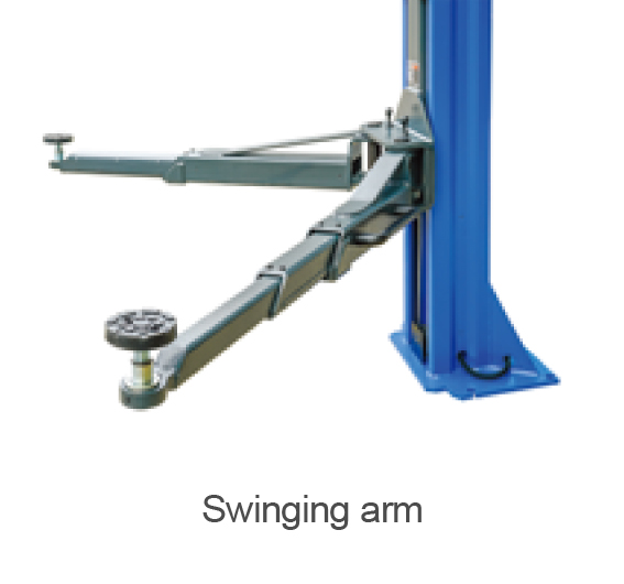 4/4.5 Tons Two Post Lift Description of product details and features