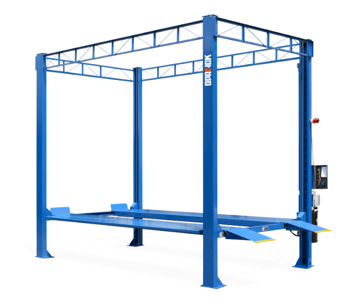 HIGH  FOUR-COLUMN  PARKING  GARAGE Description of product details and features