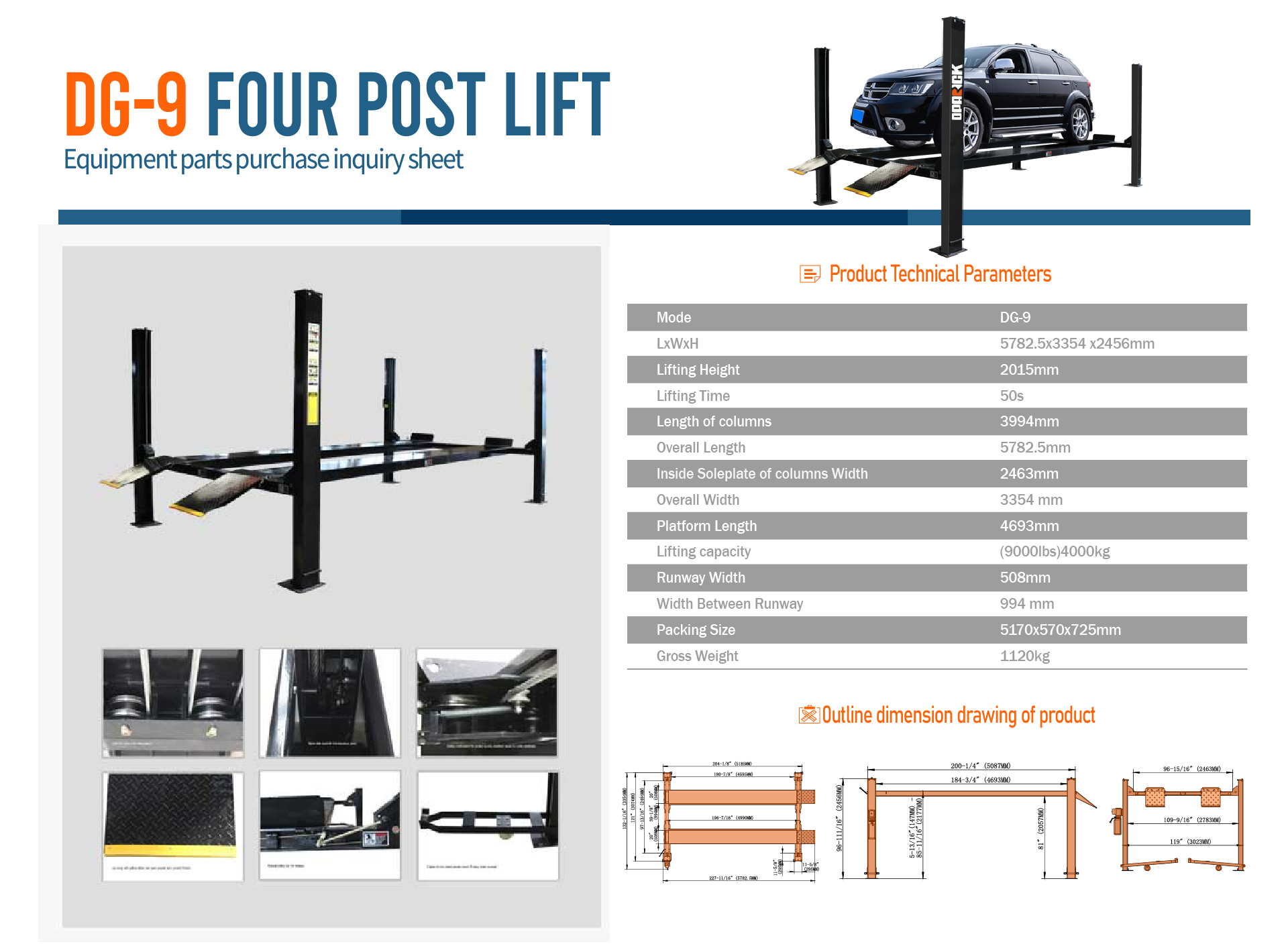 FOUR POST LIFT