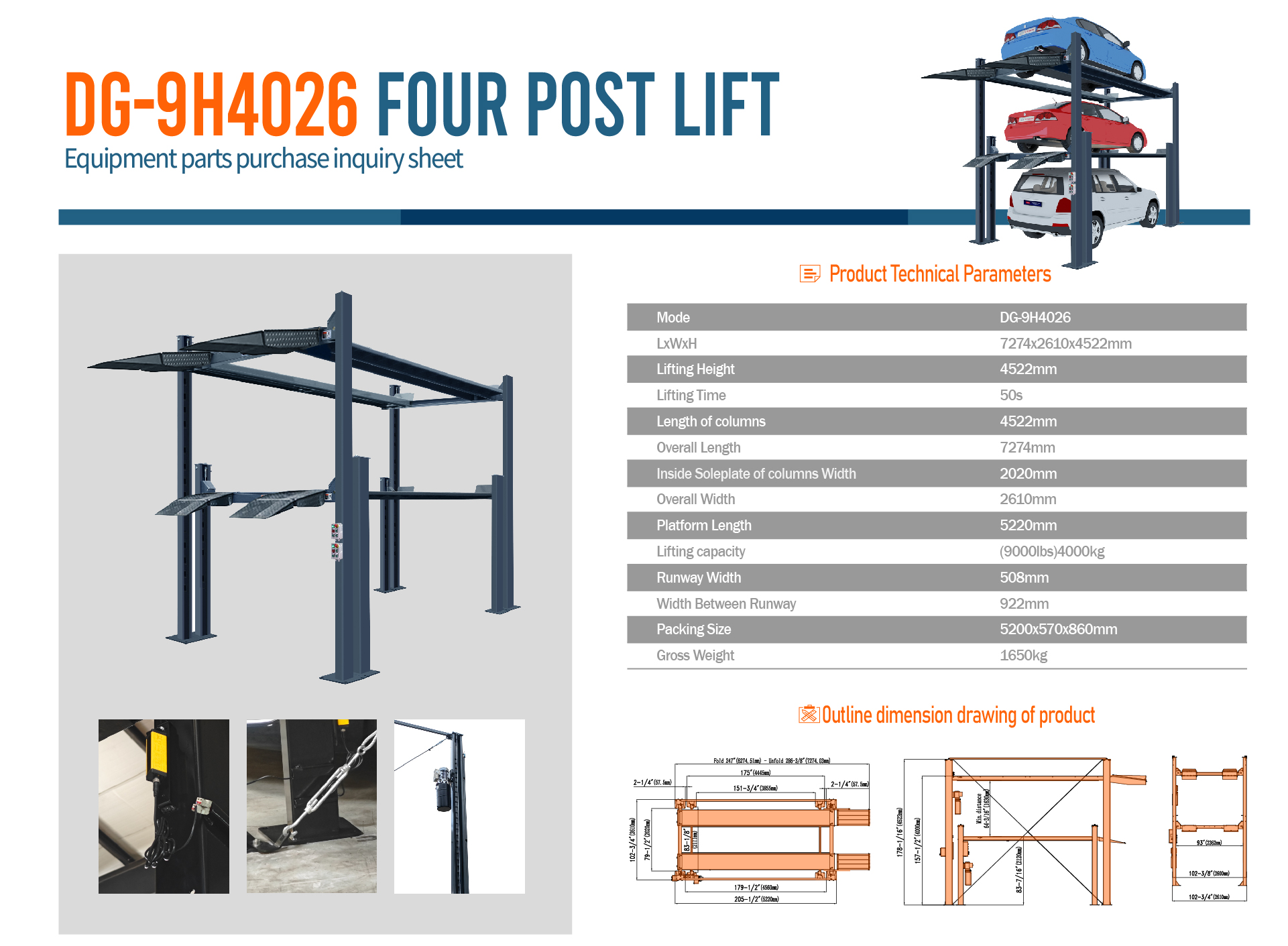 FOUR POST LIFT